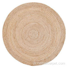 tapis de jute naturels faits à la main